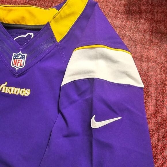 Nike NFL Vikings 2012 On Field Jersey Sz 3X 5G Blank Minnesota Football NWT - Picture 4 of 13